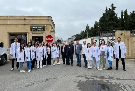 BDU tələbələri “AZGRANATA” MMC-də olublar - FOTO BDU tələbələri “AZGRANATA” MMC-də olublar - FOTO