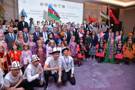 Ortaq Türk Dünyası Olimpiadası qaliblərinin mükafatlandırılma mərasimi keçirilib - FOTO