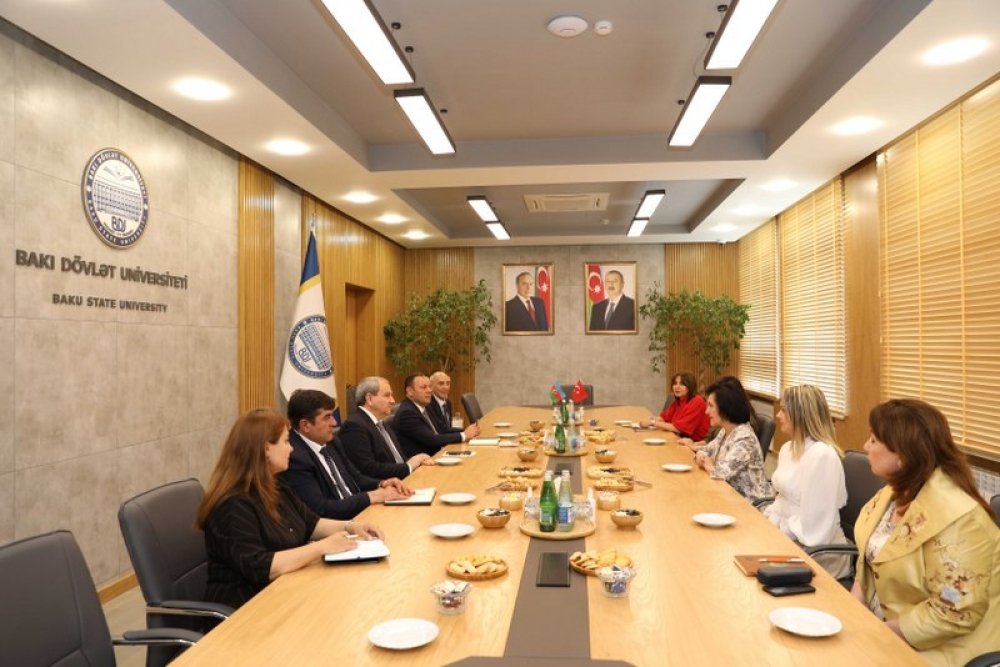 BDU Türkiyənin Üsküdar Universiteti ilə əməkdaşlıq edəcək - FOTO