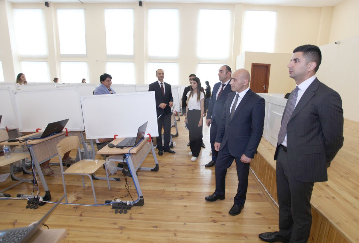 Bölgələrdə sertifikatlaşdırma imtahanları izlənilib Bölgələrdə sertifikatlaşdırma imtahanları izlənilib
