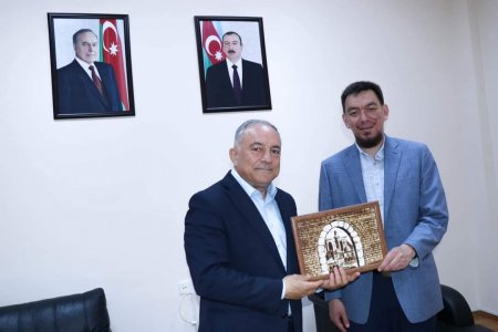 Almatı Energetika və Telekommunikasiya Universitetinin rektoru AzTU-da olub - FOTO