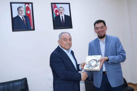 Almatı Energetika və Telekommunikasiya Universitetinin rektoru AzTU-da olub - FOTO