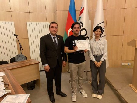 BANM-də “Süni intellekt və maşın öyrənmə” kursunu bitirənlərə sertifikatlar verilib - FOTO