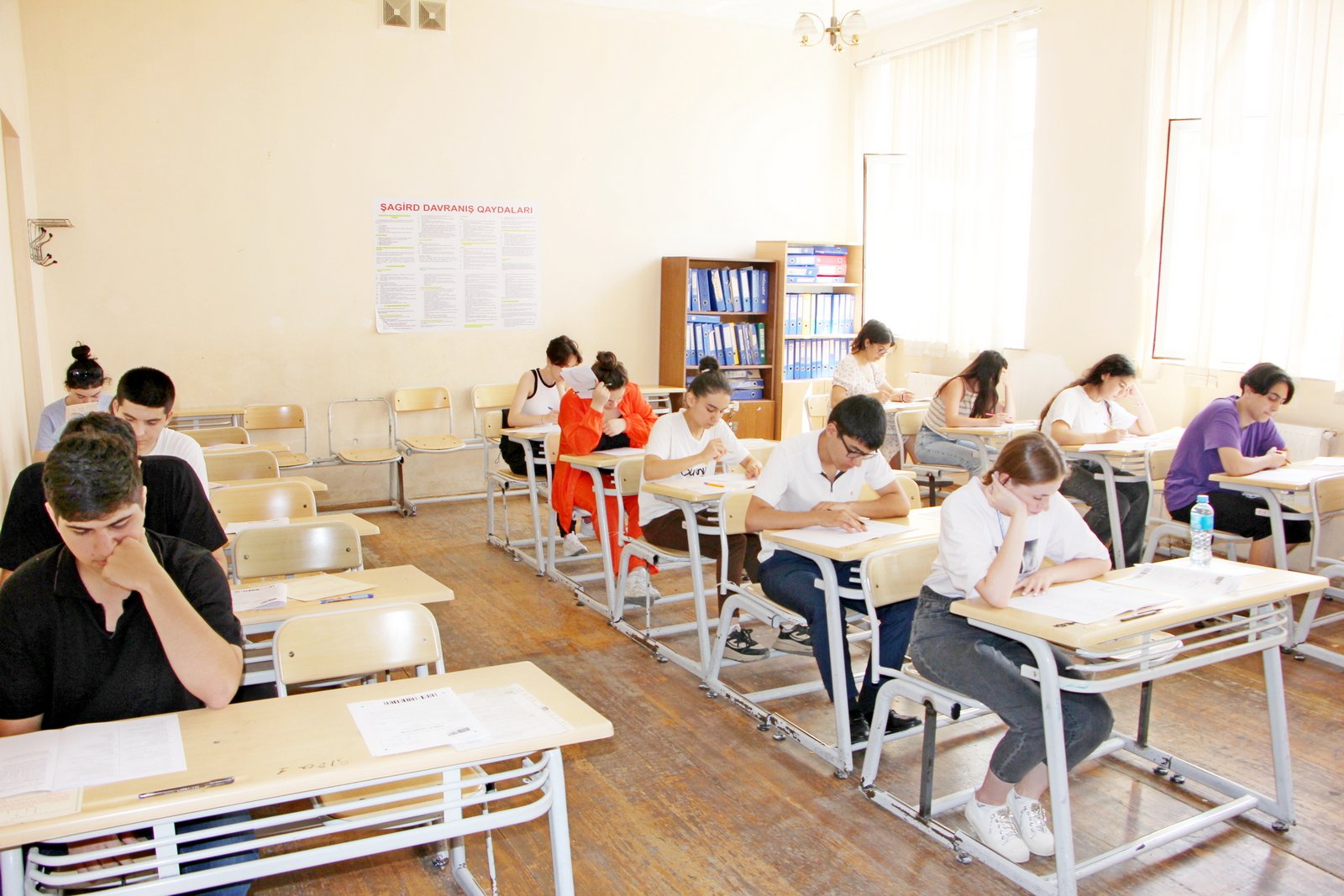 III ixtisas qrupu üzrə ali məktəblərə qəbul imtahanı keçirilib III ixtisas qrupu üzrə ali məktəblərə qəbul imtahanı keçirilib