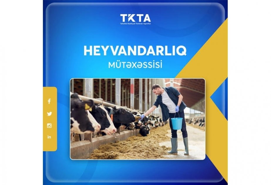 Heyvandarlıq mütəxəssisi ixtisası üzrə təhsil sənədi əldə etmək imkanı Heyvandarlıq mütəxəssisi ixtisası üzrə təhsil sənədi əldə etmək imkanı