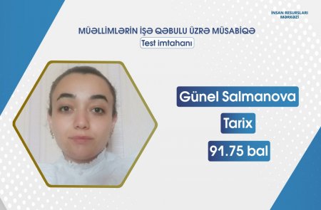 Bu gün MİQ üzrə ən yüksək nəticə toplayan müəllimlərin adları - FOTO