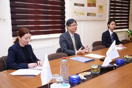 BŞTİ-də Yaponiyanın Azərbaycandakı səfirliyinin nümayəndələri ilə görüş keçirilib - FOTO BŞTİ-də Yaponiyanın Azərbaycandakı səfirliyinin nümayəndələri ilə görüş keçirilib - FOTO