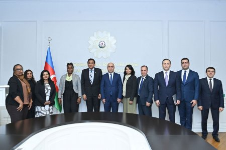 Elm və təhsil naziri Surinam Respublikasının təhsil, elm və mədəniyyət naziri ilə görüşüb - FOTO