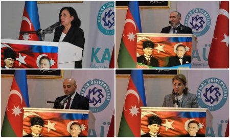 Elm və Təhsil Nazirliyinin nümayəndə heyəti beynəlxalq konfransda iştirak edib - FOTO