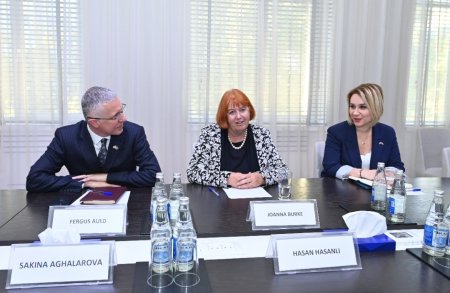Elm və təhsil nazirinin müavini Britaniya Şurasının Avropa regionu üzrə rəhbəri ilə görüşüb - FOTO Elm və təhsil nazirinin müavini Britaniya Şurasının Avropa regionu üzrə rəhbəri ilə görüşüb - FOTO
