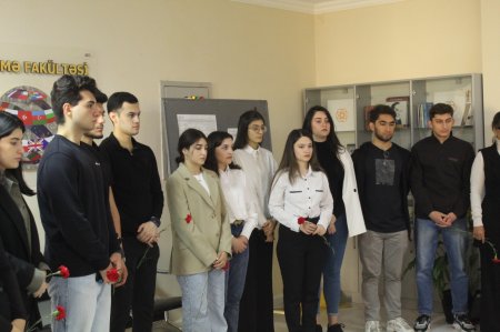 BSU-nun şəhid məzunu Kənan Rüstəmlinin anım mərasimi keçirilib - FOTO BSU-nun şəhid məzunu Kənan Rüstəmlinin anım mərasimi keçirilib - FOTO