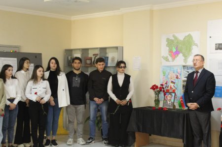 BSU-nun şəhid məzunu Kənan Rüstəmlinin anım mərasimi keçirilib - FOTO BSU-nun şəhid məzunu Kənan Rüstəmlinin anım mərasimi keçirilib - FOTO