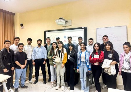 BMU-da “CV necə hazırlanmalıdır?” mövzusunda təlim keçirilib - FOTO