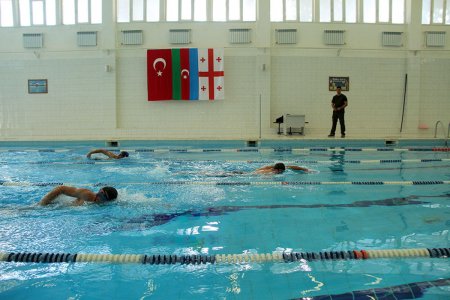 Bakıda Azərbaycan, Türkiyə və Gürcüstan kursantlarının idman yarışları keçirilib- FOTO+VİDEO
