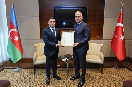 Mədəniyyət nazirinin rəhbərlik etdiyi nümayəndə heyəti Türkiyədə səfərdədir - FOTO