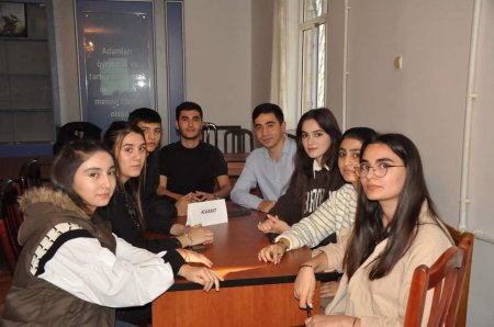 MDU-da Mingəçevirin 75 illiyinə həsr olunan bilik yarışı keçirilib - FOTO MDU-da Mingəçevirin 75 illiyinə həsr olunan bilik yarışı keçirilib - FOTO