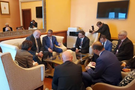 Ceyhun Bayramov ICESCO-nun Baş direktoru ilə görüşüb - FOTO Ceyhun Bayramov ICESCO-nun Baş direktoru ilə görüşüb - FOTO