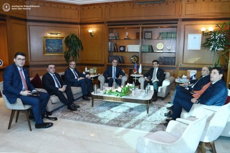 Ceyhun Bayramov ICESCO-nun Baş direktoru ilə görüşüb - FOTO Ceyhun Bayramov ICESCO-nun Baş direktoru ilə görüşüb - FOTO