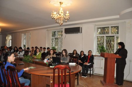 MDU-da Mingəçevir şəhərinin 75 illik yubileyinə həsr olunmuş seminar keçirilib - FOTO MDU-da Mingəçevir şəhərinin 75 illik yubileyinə həsr olunmuş seminar keçirilib - FOTO