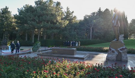 Tatarıstanın təhsil naziri Bakıda səfərdədir - FOTOLAR