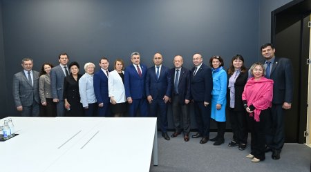 Tatarıstanın təhsil naziri Bakıda səfərdədir - FOTOLAR