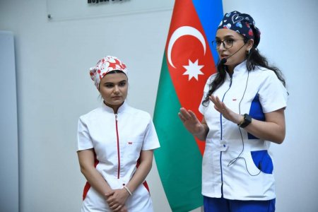 BMU-da ilkin tibbi yardım mövzusunda maarifləndirici tədbir keçirilib - FOTO BMU-da ilkin tibbi yardım mövzusunda maarifləndirici tədbir keçirilib - FOTO