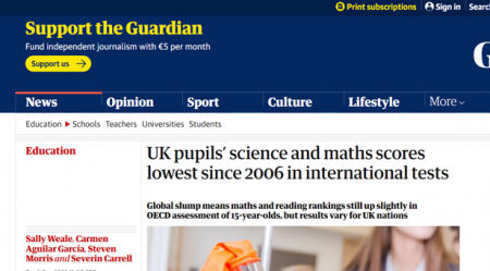 Dünyada və Avropada təhsil geriləməyə davam edir Dünyada və Avropada təhsil geriləməyə davam edir