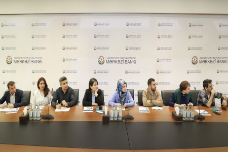 Mərkəzi Bankda media nümayəndələri üçün növbəti təlim keçirilib - FOTO