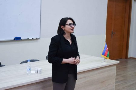 ADA Universitetinin əməkdaşları ADAU tələbələri ilə görüşüb - FOTO