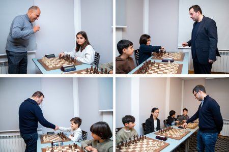 100-dən çox uşağın şahmatla məşğul ola biləcəyi şahmat məktəbi istifadəyə verilib - FOTO