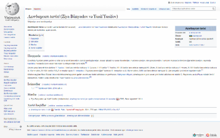 “Vikipediya”da akademik Ziya Bünyadov haqqında məqalələr zənginləşdirilib - FOTO “Vikipediya”da akademik Ziya Bünyadov haqqında məqalələr zənginləşdirilib - FOTO