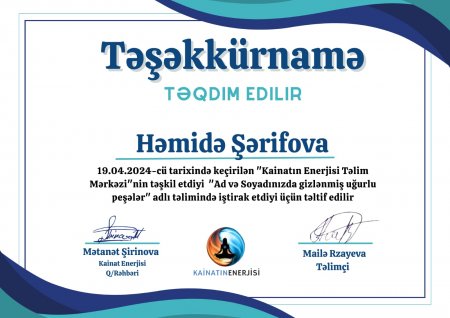 Tarix fənni üzrə ən düzgün məkan- HƏMİDƏ ŞƏRİFOVA