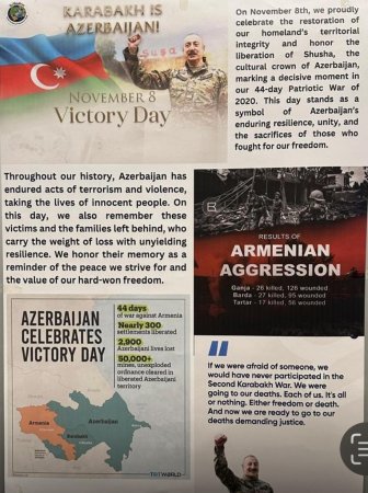 Türkiyədə oxuyan tələbələrimiz "Zəfər Günü"nü qeyd etdilər - FOTOLAR