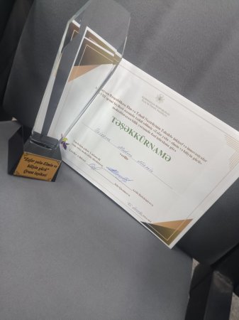 Şagirdlərimiz aktiv iştirakına görə təltif edildi... Şagirdlərimiz aktiv iştirakına görə təltif edildi...